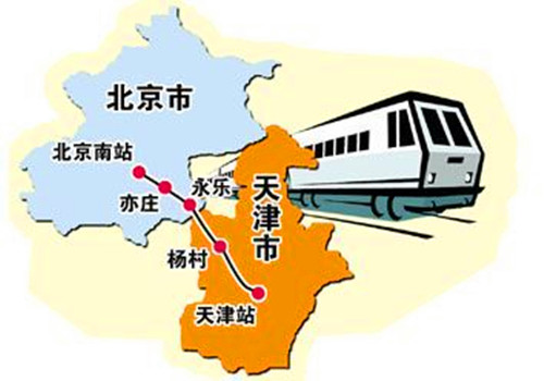 2008年08月01日：京津城际铁路开通运营