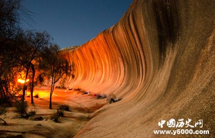 澳大利亚波浪岩_澳大利亚波浪岩形成的原因_中国历史网