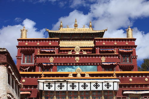 藏式寺院建筑特征