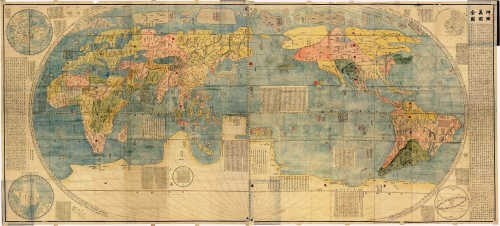 中国第一幅世界地图：《坤舆万国图》