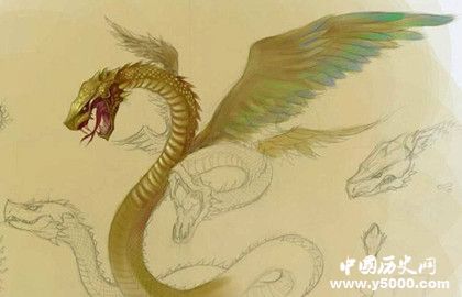 螣蛇：中国民间传说中的一种能飞的蛇