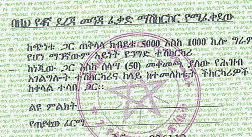 埃塞俄比亚的官方语言是什么