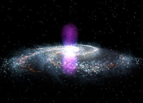 银河系是以什么为中心